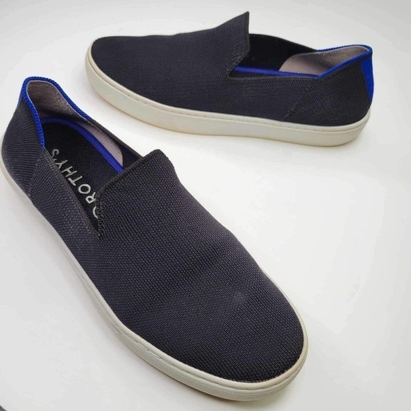 Rothys The Original Slip On Blue Women's Size 8.5 US Flats Sneaker Comfort Shoe - Picture 1 of 10